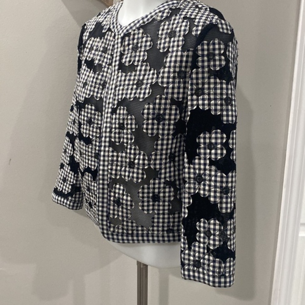 NWT!‎ Anne Klein Floral Appliqué Jacket - Picture 4 of 8
